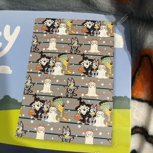 Halloween Themed Bluey throw blanket!